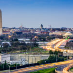 Washington, DC Cityscape with Monuments